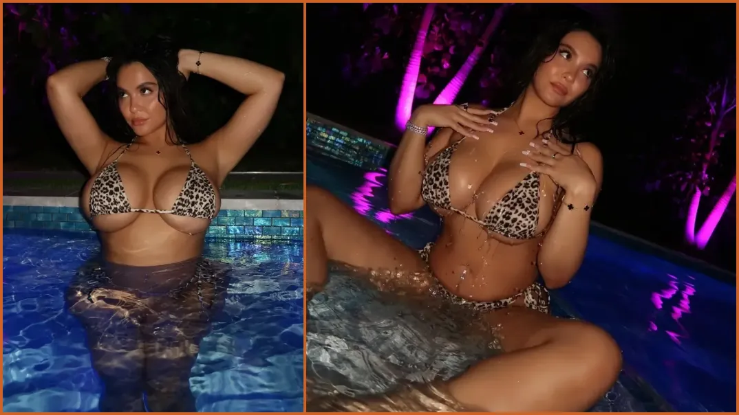 Η πληθωρική θεά Stella Hudgens ανέβασε πολύ ψηλά τη θερμοκρασία!